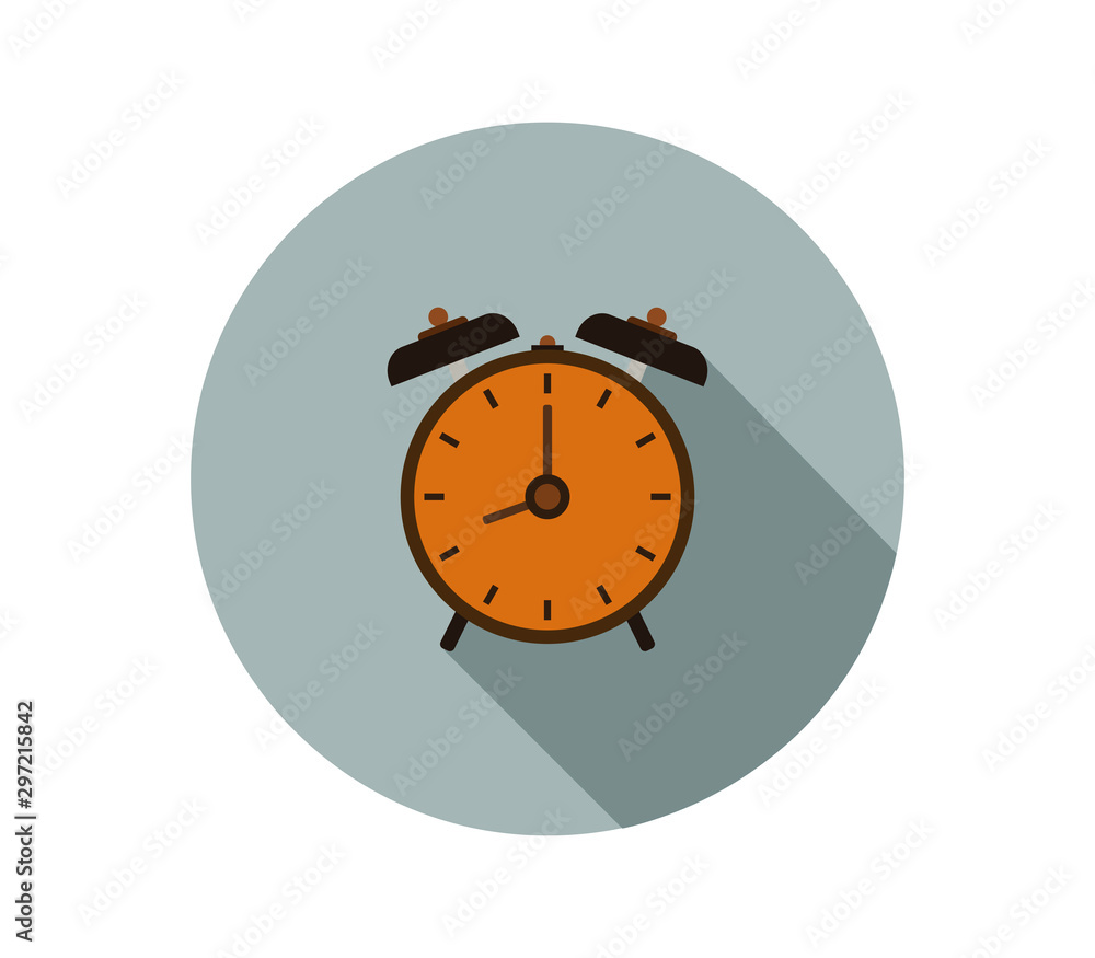 Canvas Prints alarm clock icon