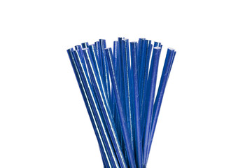 paper tubes blue colors