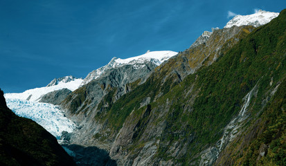 New Zealand tourism Franz Josef glacier in autumn
