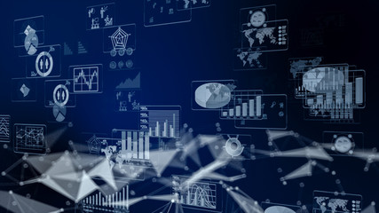 VR 5G AI 人工知能 フィンテック Fintech MaaS ICT ブロックチェーン 3D	