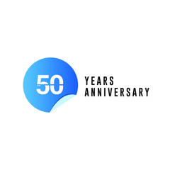 Obraz premium 50 Year Anniversary Vector Template Design Illustration