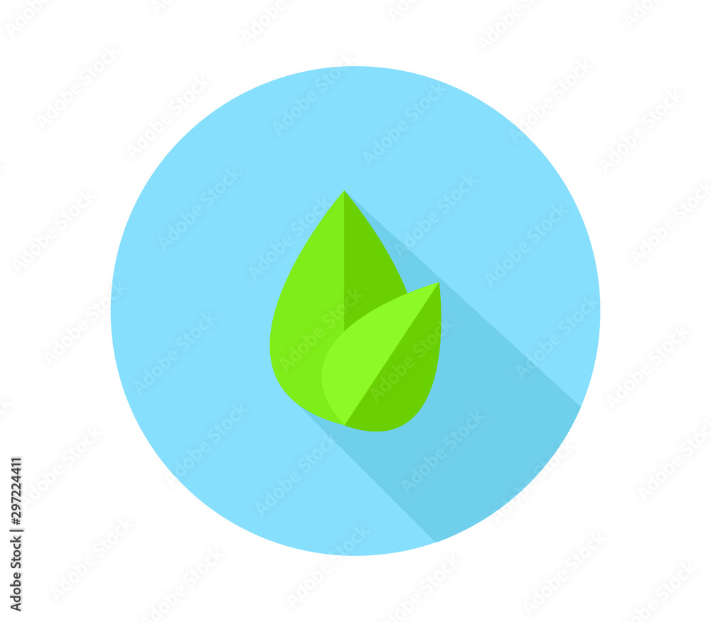 Poster leaves icon