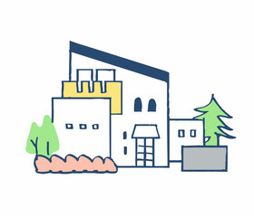 Obraz premium 家１