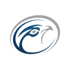 falcon logo design vector business concept illustration