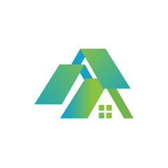 Fototapeta premium property management logo design vector illustrations
