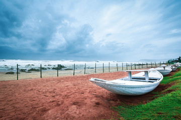 boat on the beach