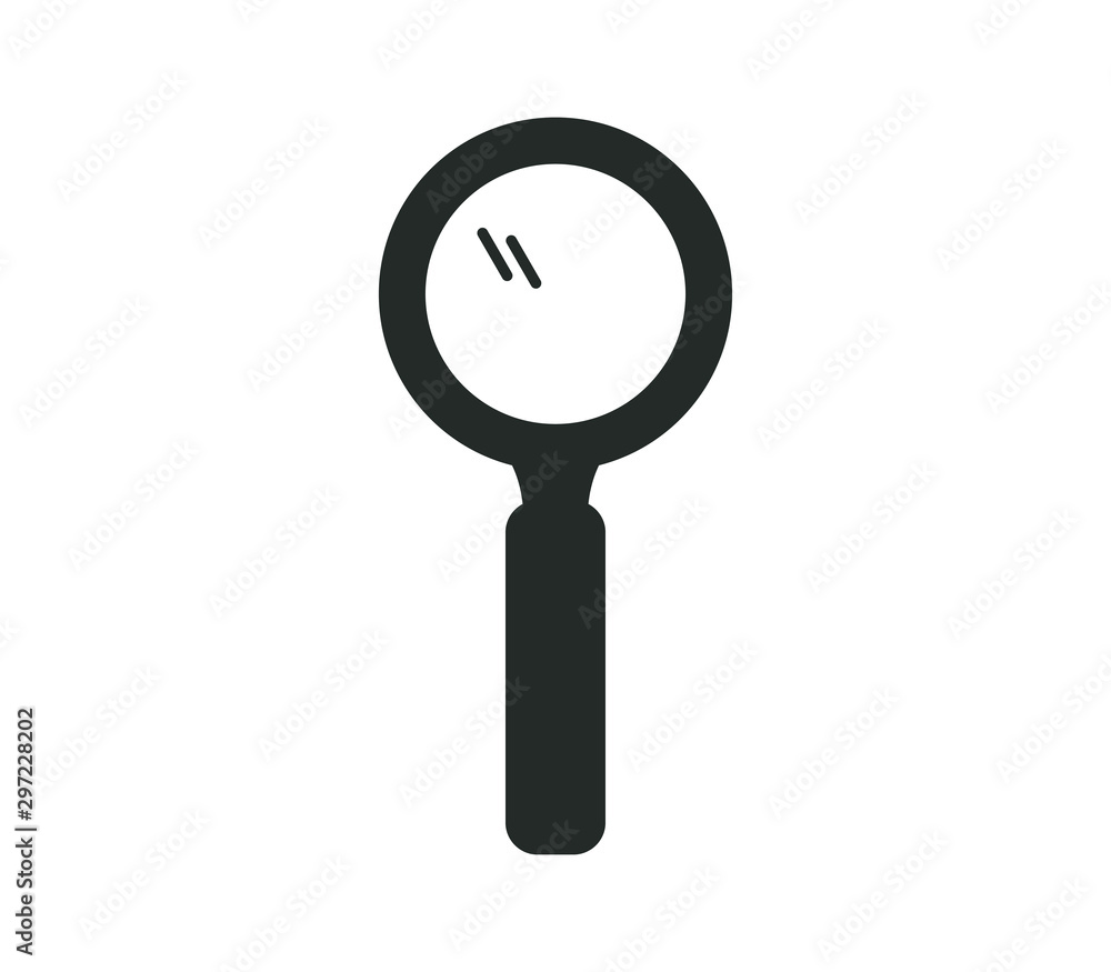 Poster magnifying glass icon