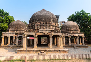 Fototapeta premium HauzKhas is an affluent neighbourhood in South Delhi, its heart being the historic HauzKhas Complex.Well known in medieval times, the HauzKhas village has amazing buildings built around the reservoir.
