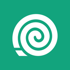 Spiral mosquito coil icon design, insect repellent vector illustration
