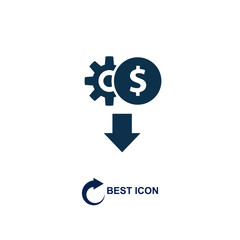 cost reduction icon