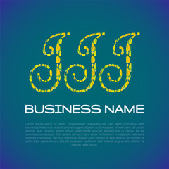 Foliage Letter Triplle I Logo Template