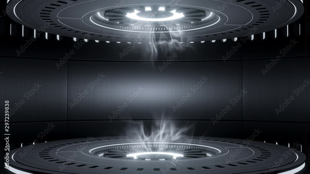 Aufkleber technology elements background. dark night power podium empty stage and copy space for your text. sc
