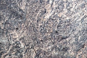 The texture of the stone overgrown with moss. Background image of a boulder