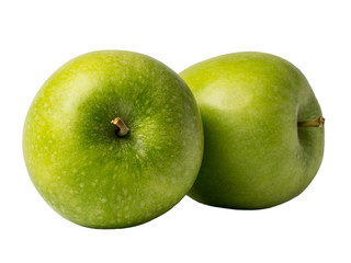 Isolated fresh apple on a white background