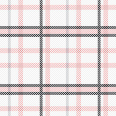 Tartan seamless pattern. Checkered texture plaid pattern. Design geometric stripes for background image or clothing fabric prints, home textile, wallpaper, wrapping etc. Vector illustration.
