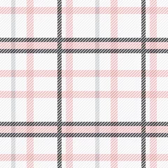 Wallpaper murals Tartan Tartan seamless pattern. Checkered texture plaid pattern. Design geometric stripes for background image or clothing fabric prints, home textile, wallpaper, wrapping etc. Vector illustration.