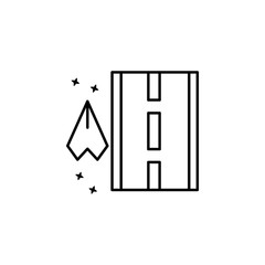 Cursor way. Location icon. Element of maps and navigator icon