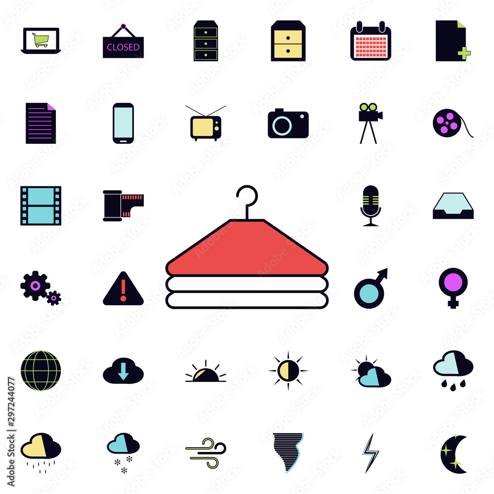 Poster hangers icon. universal set of web for website design and development, app development