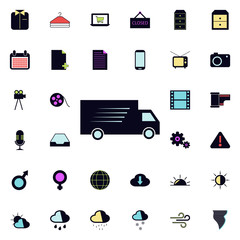 fast delivery icon. Universal set of web for website design and development, app development