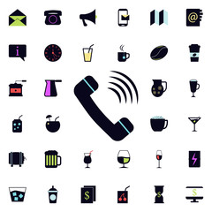 phone call sign icon. Universal set of web for website design and development, app development