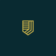 Shield Logo Icon Design Template. Security, Tech, Data, Key, Cyber, Modern Vector Illustration