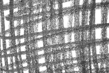 Abstract hand drawn pencil hatching on white background, closeup
