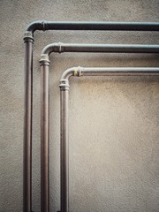 Pipes at a 90 degree angle