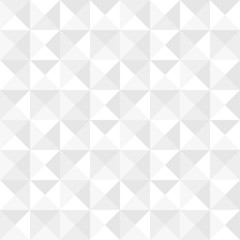 White Seamless Pattern Triangle Square