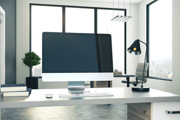Modern office with workplace