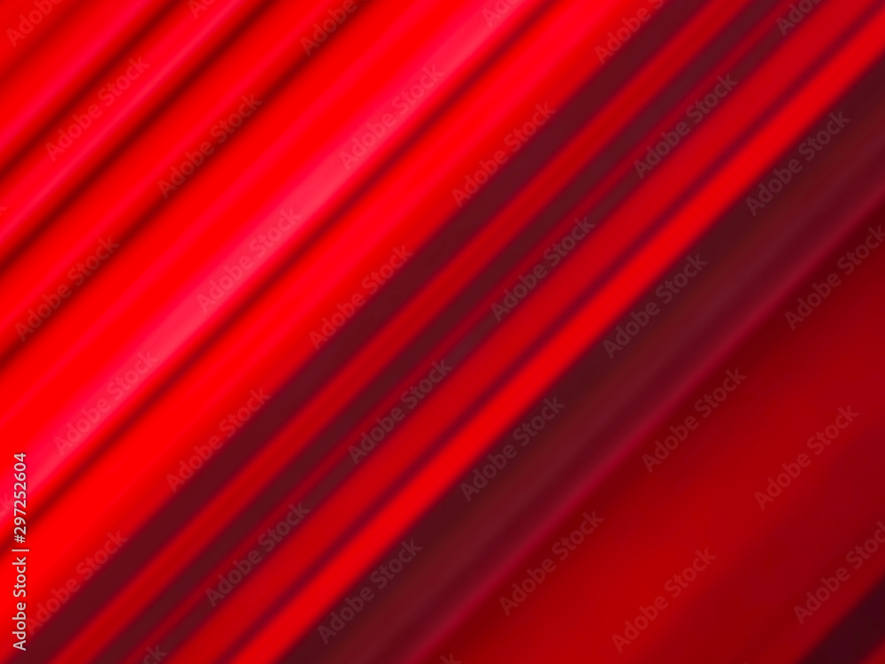 Poster blurred diagonal parallel red light pattern lines illustration art background.