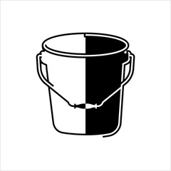 Bucket Icon, Water Bucket Icon