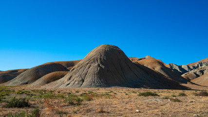 Bizarre mountain In desert area
