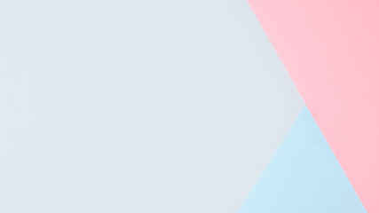 Pink and blue geometric paper background