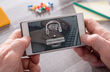 Concept of phone support