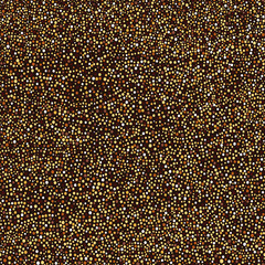 Australian aboriginal hand drawn seamless vector pattern with dots on dark background