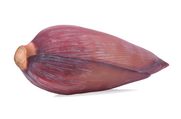 Blossom banana isolated on white background