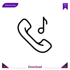 Phone vector . Best modern, simple, isolated, dialogue-set , logo, flat icon for website design or mobile applications, UI / UX design vector format