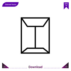 document icon  vector . Best modern, simple, isolated, dialogue-set , logo, flat icon for website design or mobile applications, UI / UX design vector format