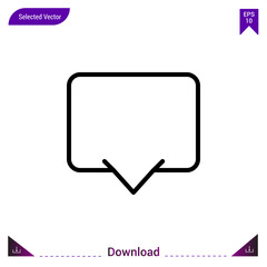 Chat icon  vector . Best modern, simple, isolated, dialogue-set , logo, flat icon for website design or mobile applications, UI / UX design vector format