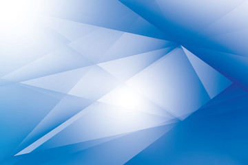 Abstract geometric blue and white color background. Vector, illustration.