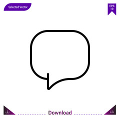 Chat icon  vector . Best modern, simple, isolated, dialogue-set , logo, flat icon for website design or mobile applications, UI / UX design vector format