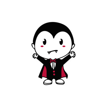 funny vampire cartoon character nurserry rhymes vector image