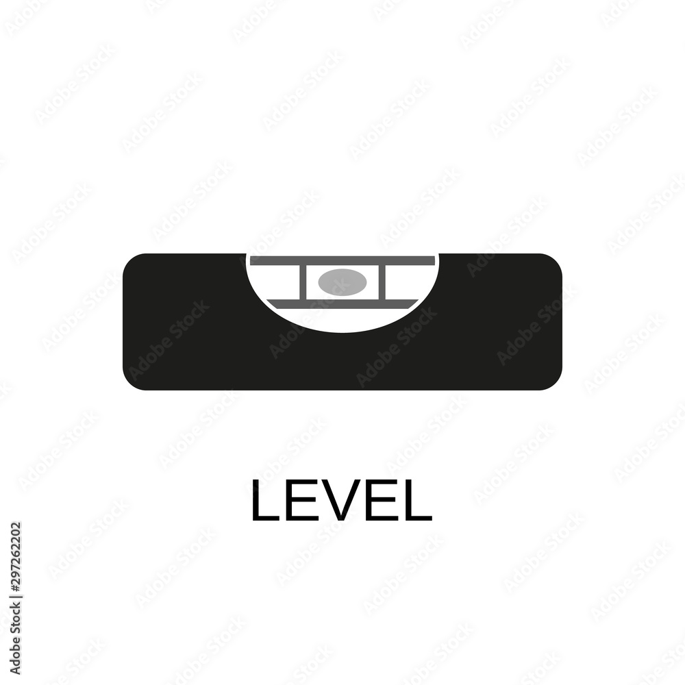 Poster bubble level icon. building level concept symbol design. stock - vector illustration can be used for