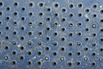 Grunge and old metal background or metal floor.