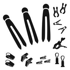 Vector design of holding and equipment icon. Set of holding and hold stock symbol for web.