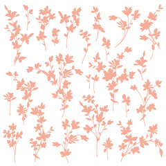 美しいベクター花素材