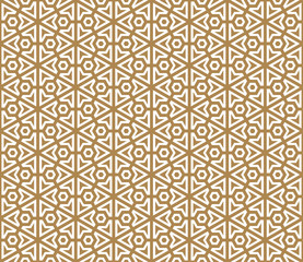 Seamless pattern based on Japanese ornament Kumiko