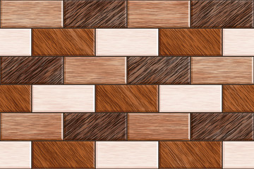 bricks wooden tiles textured image