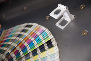 sample colors catalogue pantone or colour swatches book