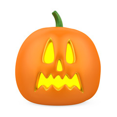 Jack O Lantern Halloween Pumpkin Isolated